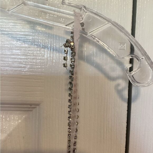 Mac Duggal - Women’s Plus - Rhinestone Belt Faux Wrap Ruffle Tulip Hem Gown - Picture 8 of 11